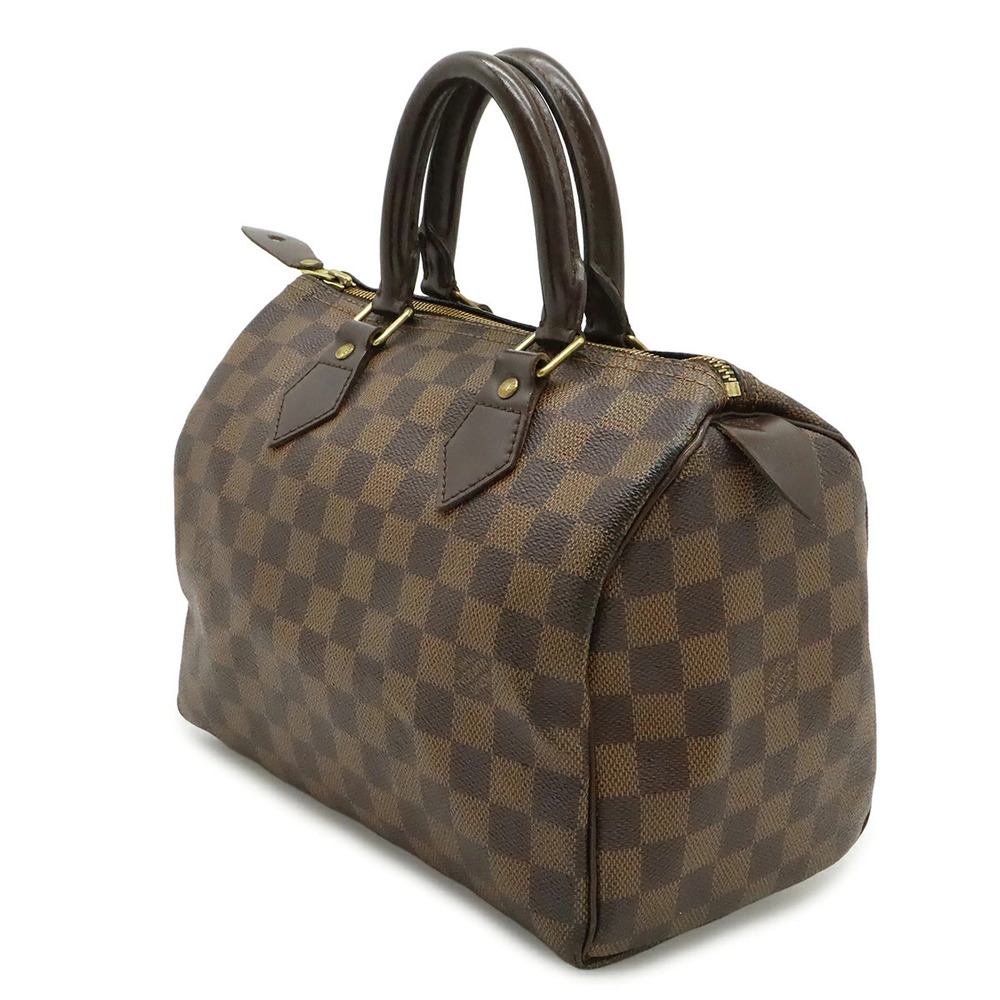 Louis Vuitton Damier Boston Bag Speedy Handbag Brown